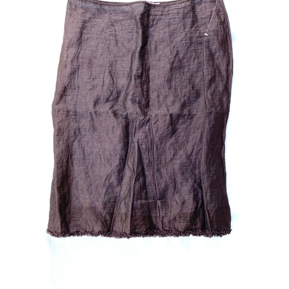 Tahari linen wrinkled skirt - Picture 2 of 6